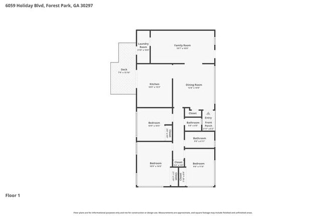 6059 Holiday Blvd, Unit 336 in Forest Park, GA - Foto de edificio - Building Photo