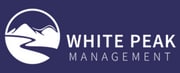 Property Management Company Logo White Peak Management