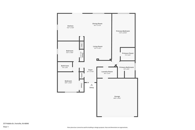 577 Pebble Drive in Fortville, IN - Building Photo - Building Photo