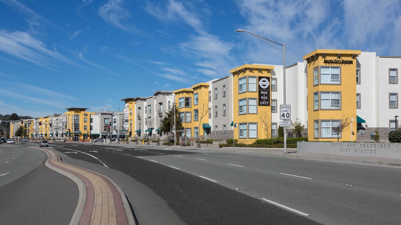 South City Station in South San Francisco, CA - Building Photo