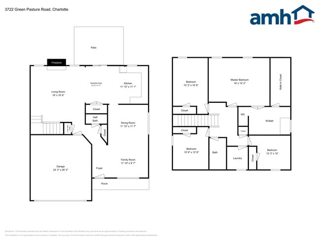 3722 Green Pasture Rd in Charlotte, NC - Foto de edificio - Building Photo