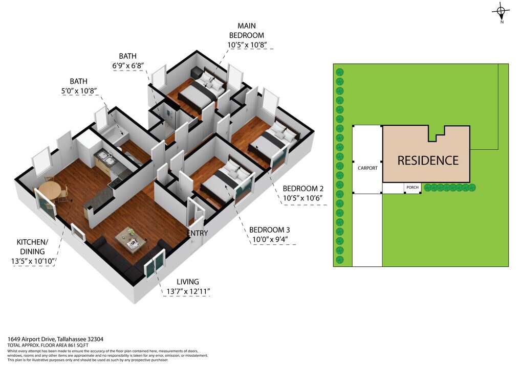 1649 Airport Dr in Tallahassee, FL - Building Photo