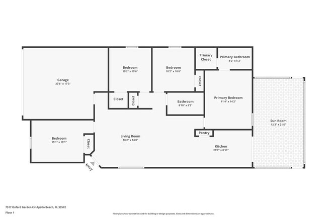 7517 Oxford Garden Cir in Apollo Beach, FL - Building Photo - Building Photo