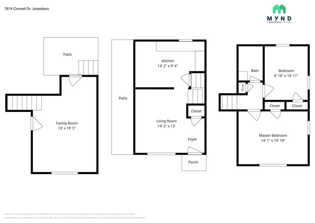 7614 Connell Dr in Jonesboro, GA - Foto de edificio - Building Photo