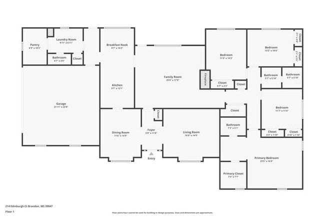 214 Edinburgh Ct in Brandon, MS - Foto de edificio - Building Photo