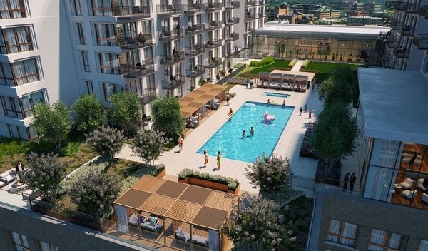 18 Dock Apartments in Stamford, CT - Building Photo
