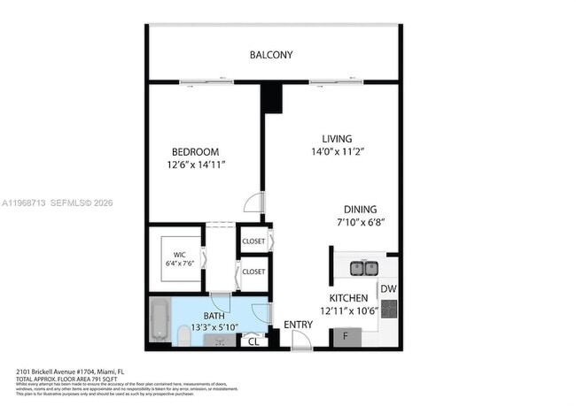 2101 Brickell Ave, Unit 1704 in Miami, FL - Building Photo - Building Photo