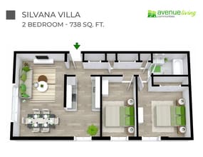 Silvana Villa in Edmonton, AB - Building Photo - Floor Plan