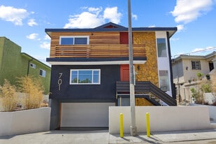 701 N. Hill Pl. in Los Angeles, CA - Building Photo
