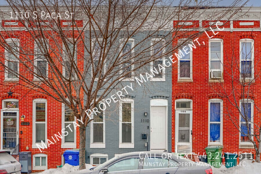 1110 South Paca St in Baltimore, MD - Building Photo