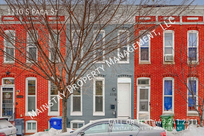 property at 1110 South Paca St