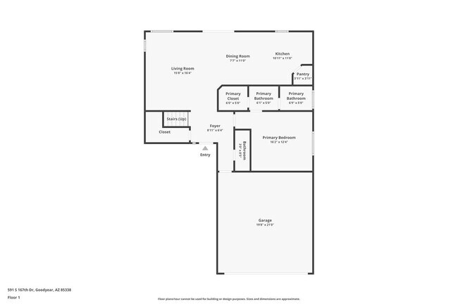 591 S 167th Dr in Goodyear, AZ - Foto de edificio - Building Photo