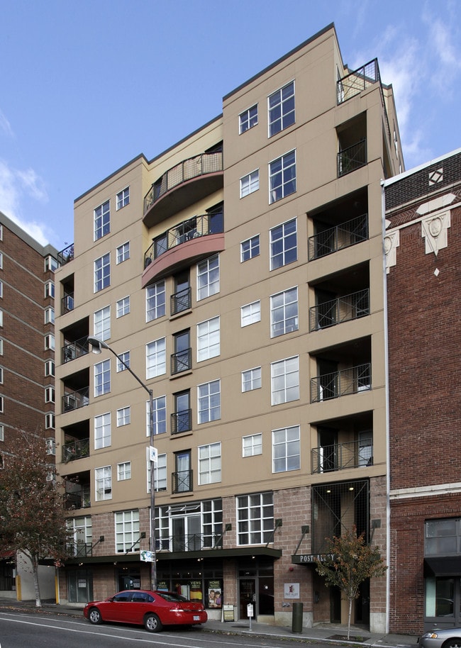 Post Alley Court in Seattle, WA - Foto de edificio - Building Photo