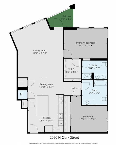 2050 N Clark St, Unit 303 in Chicago, IL - Building Photo - Building Photo