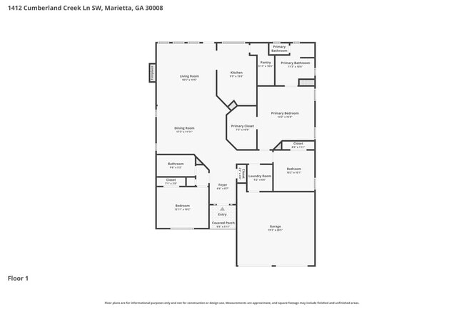 1412 Cumberland Creek Ln SW in Marietta, GA - Building Photo - Building Photo