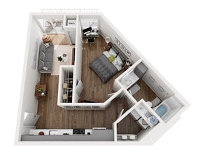 Apex Newbury in Bridgeville, PA - Foto de edificio - Floor Plan