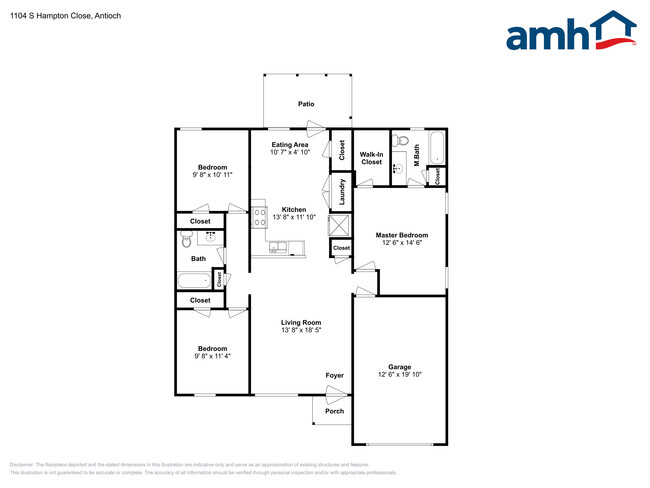 1104 S Hampton Close in Antioch, TN - Building Photo - Building Photo