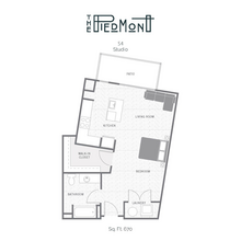 The Piedmont in Tempe, AZ - Foto de edificio - Floor Plan