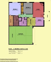 Bellagio Terrace in Wichita Falls, TX - Foto de edificio - Floor Plan