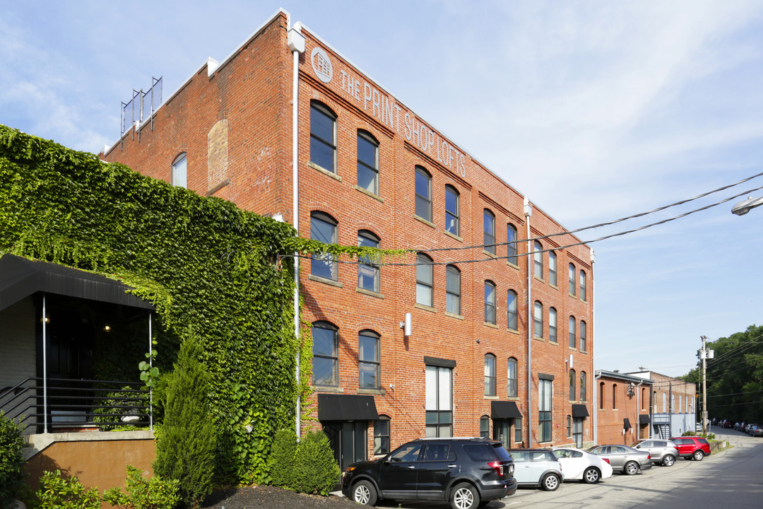 Print Shop Lofts I in Pittsburgh, PA - Foto de edificio