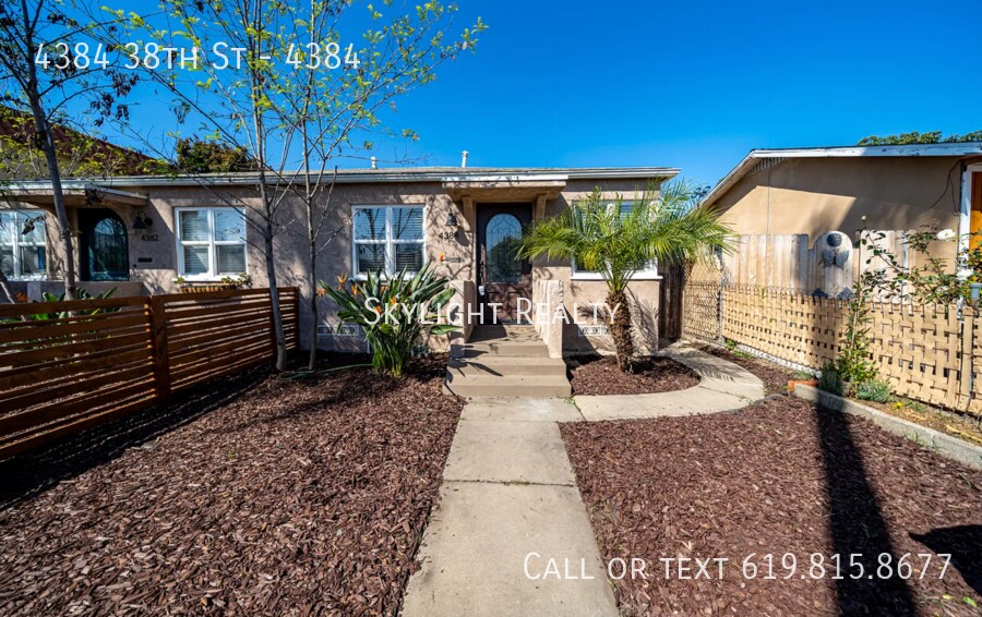 4384 38th St in San Diego, CA - Building Photo