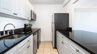 Kitchen with Stainless Steel Appliances - The Towers at Longfellow Apartments in Boston, Massachusetts