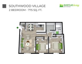 Southwood Village in Lloydminster, AB - Building Photo - Floor Plan