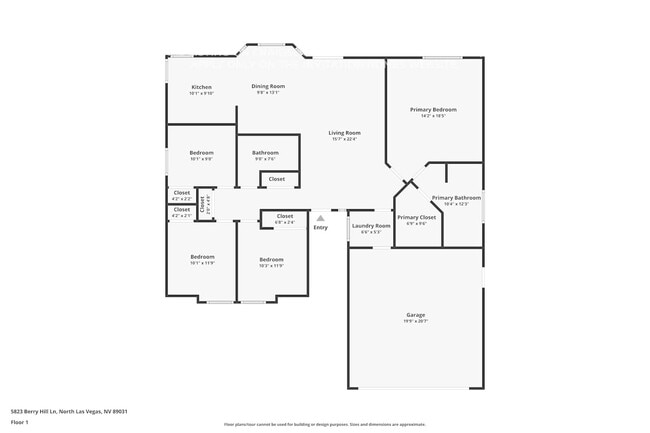 5823 Berry Hill Ln in North Las Vegas, NV - Building Photo - Building Photo