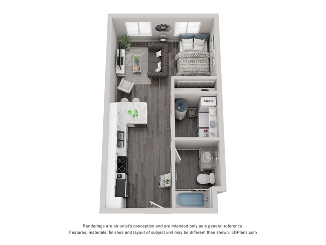 Creekside Heights Apartments, LLC in Rapid City, SD - Foto de edificio - Floor Plan