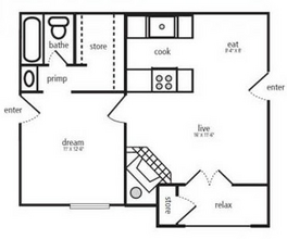 Hebron Oaks in Carrollton, TX - Building Photo - Floor Plan