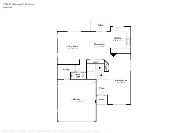 16662 W Belleview St in Goodyear, AZ - Foto de edificio - Building Photo
