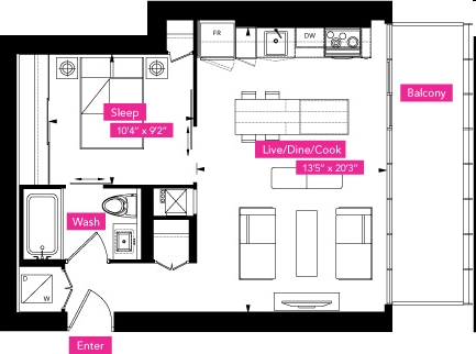 X Condominium in Toronto, ON - Building Photo - Floor Plan