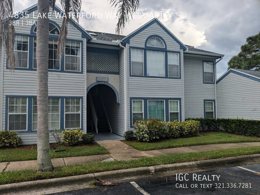 4835 Lake Waterford Way W-Unit -4 in Melbourne, FL - Building Photo