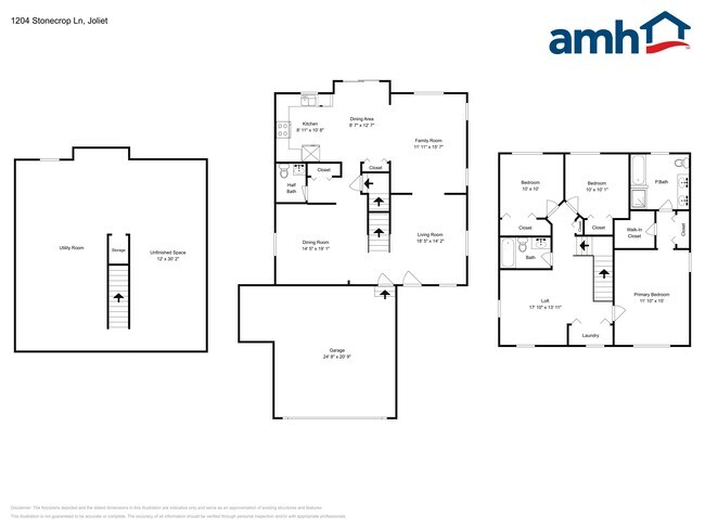 1204 Stonecrop Ln in Joliet, IL - Foto de edificio - Building Photo