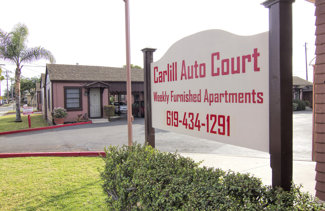 Carlill Auto Court in National City, CA - Building Photo