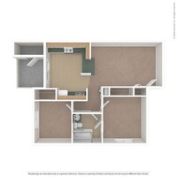 Cornerstone Apartments in Yakima, WA - Foto de edificio - Floor Plan