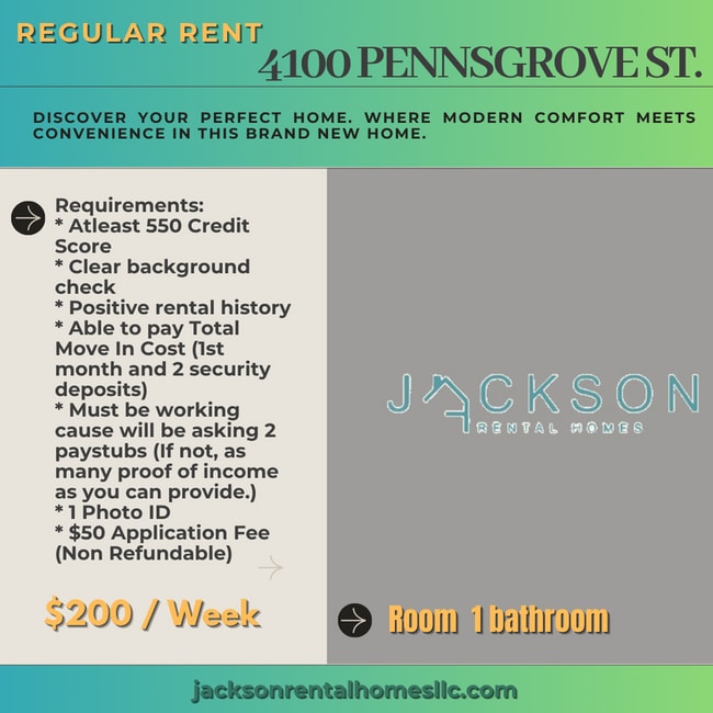 property at 4100 Pennsgrove St