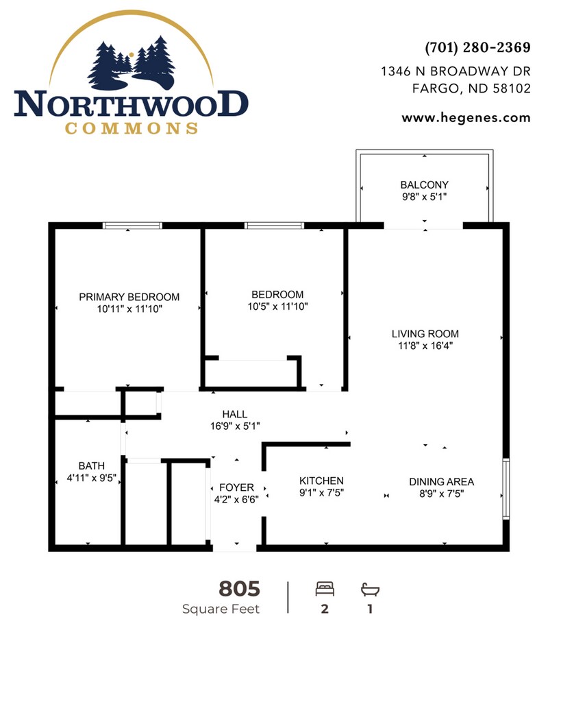 Northwood Commons Apartments in Fargo, ND