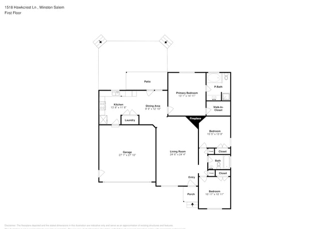 1518 Hawkcrest Ln in Winston-Salem, NC - Foto de edificio - Building Photo