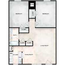 Mangum Oaks Apartments in Houston, TX - Building Photo - Floor Plan