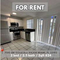 7510 SW 152nd Ave, Unit A208 in Miami, FL - Building Photo