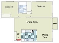 Broadway Village Apartments in Minneapolis, MN - Foto de edificio - Floor Plan