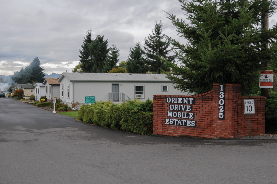 Orient Drive Mobile Estates in Gresham, OR - Foto de edificio