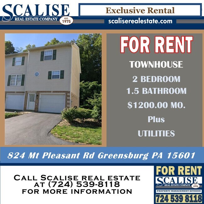 824 Mount Pleasant Rd Rentals in Greensburg, PA