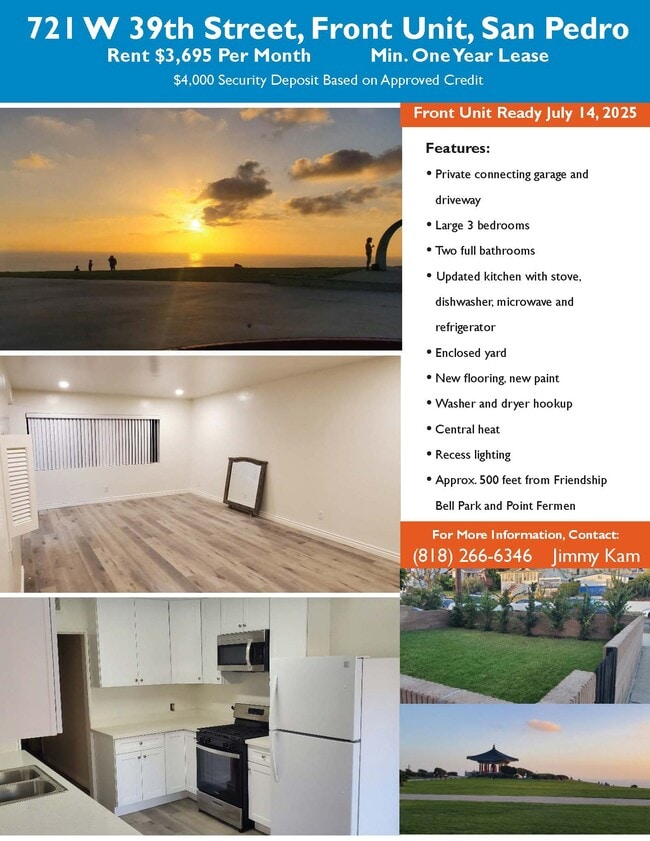 721 W 39th St, Unit Front in San Pedro, CA - Building Photo - Building Photo