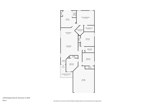 12749 Evington Point Dr, Unit F005 in Riverview, FL - Foto de edificio - Building Photo