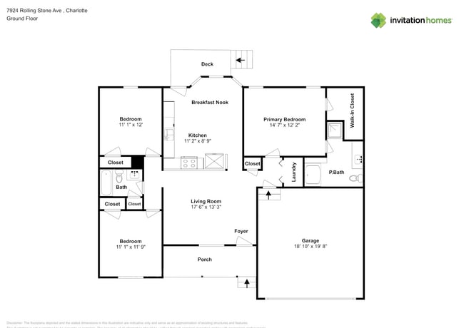 7924 Rolling Stone Ave in Charlotte, NC - Building Photo - Building Photo