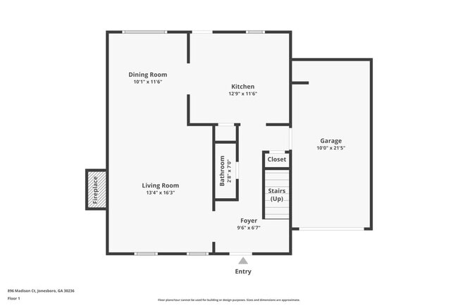 896 Madison Ct in Jonesboro, GA - Foto de edificio - Building Photo