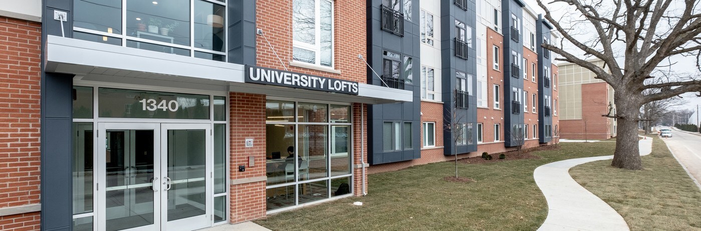University Lofts in Indianapolis, IN - Foto de edificio
