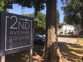 2nd Ave Square in Chico, CA - Building Photo